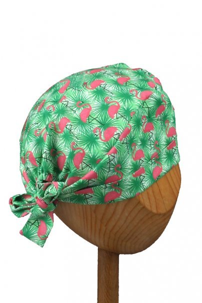 Unisex Sunrise Uniforms Style medical cap flamingos (roll-up)-1