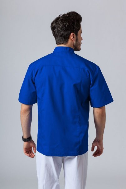 Men’s Sunrise Uniforms medical shirt with stand-up collar navy-2