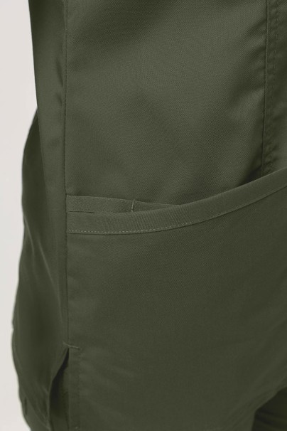 Women’s Cherokee Revolution Mock scrub top olive-4
