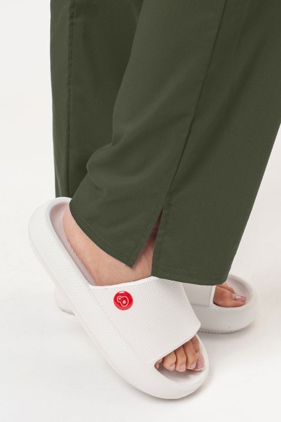 Women’s Cherokee Revolution Straight Leg scrub trousers olive-5