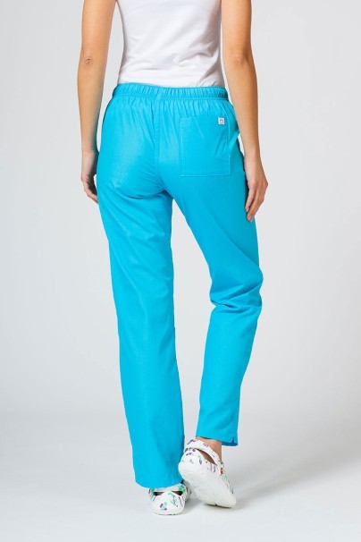 Women’s Maevn Red Panda scrub trousers turquoise-2
