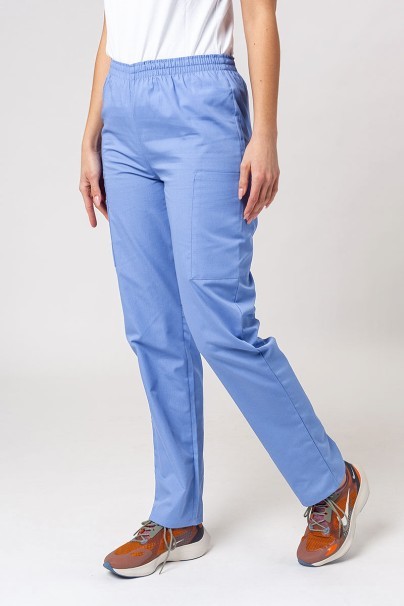 Women's Cherokee Originals scrubs set (V-neck top, N.Rise trousers) ceil blue-7