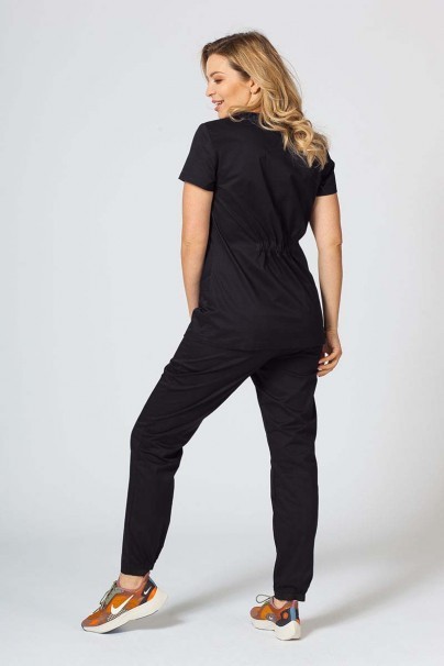 Women's Sunrise Uniforms Active II scrubs set (Fit top, Loose trousers) black-1