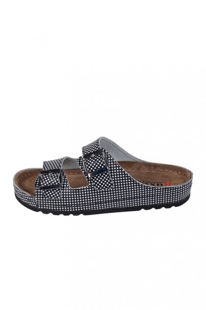 Buxa model Memory BZ110 medical shoes white dots-2