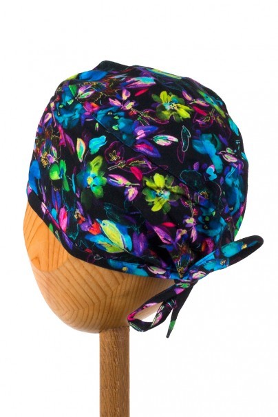 Unisex Sunrise Uniforms Style medical cap colorful flowers-1