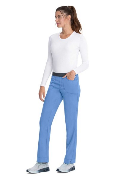 Women's Cherokee Infinity Slim Pull-on scrub trousers ceil blue-2