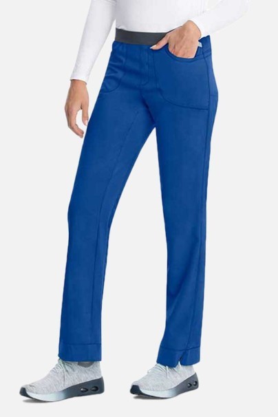 Women's Cherokee Infinity Slim Pull-on scrub trousers galaxy blue-1