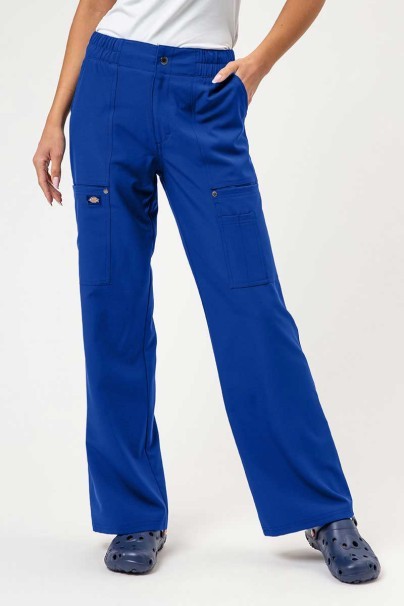 Women's Dickies EDS NXT scrubs set (Round Neck top, Wide Leg trousers) galaxy blue-6