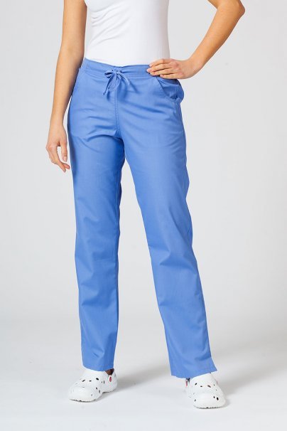 Women's Maevn Red Panda scrubs set ceil blue-6