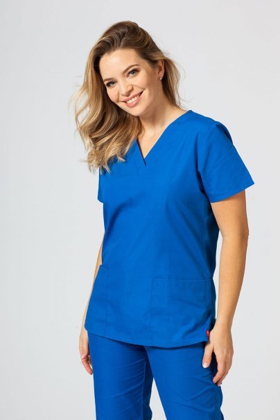 Women's Maevn Red Panda scrubs set royal blue-2