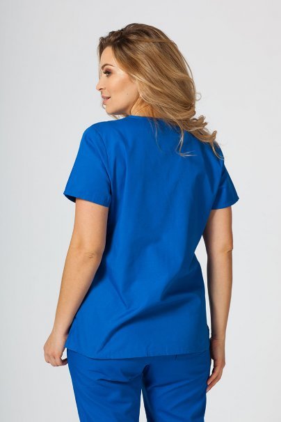 Women's Maevn Red Panda scrubs set royal blue-3