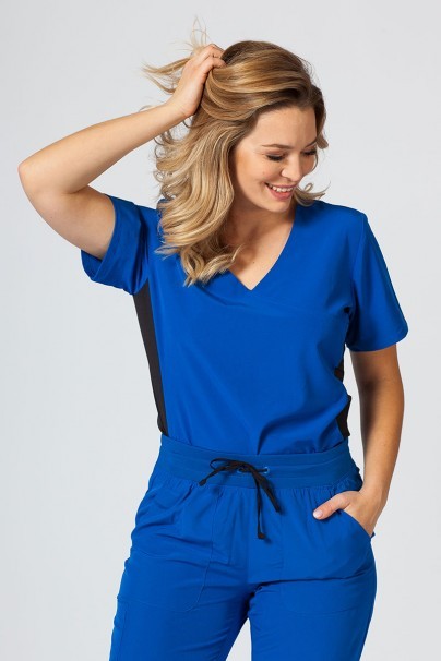 Women's Maevn Matrix Impulse scrubs set royal blue-3