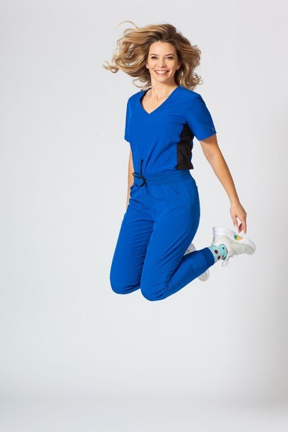 Women's Maevn Matrix Impulse jogger scrub trousers royal blue-8
