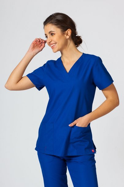 Women's Maevn Red Panda scrubs set galaxy blue-2