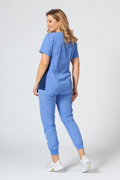 Women’s Maevn Matrix Impulse Asymmetric scrub top ceil blue-8