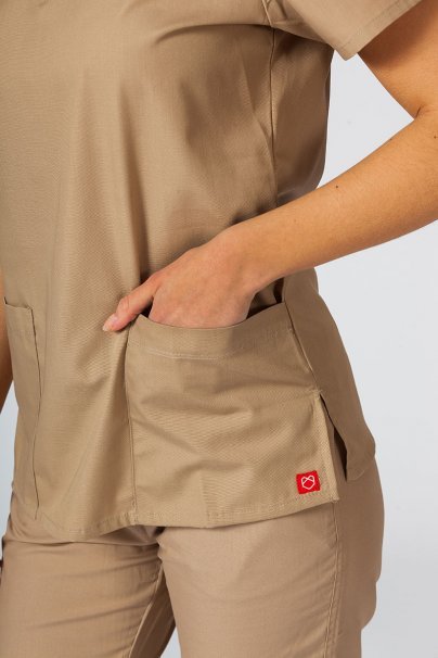 Women's Maevn Red Panda scrubs set khaki-6