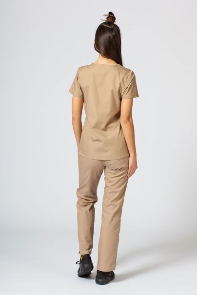 Women's Maevn Red Panda scrubs set khaki-2