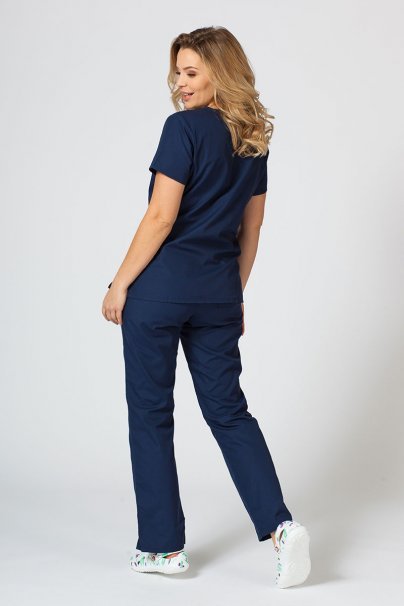 Women's Maevn Red Panda scrubs set true navy-1