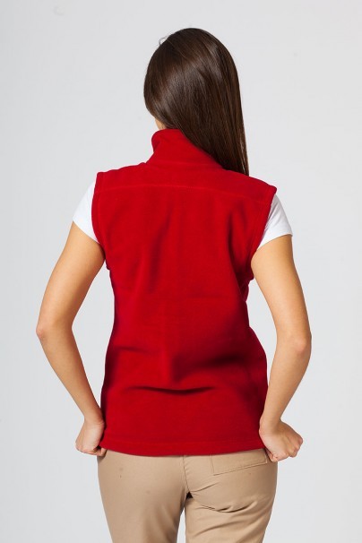 Women’s Malfini Fleece vest marlboro red-3