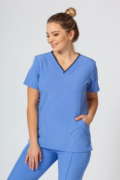 Women's Maevn Matrix Impulse Stylish scrubs set ceil blue-2