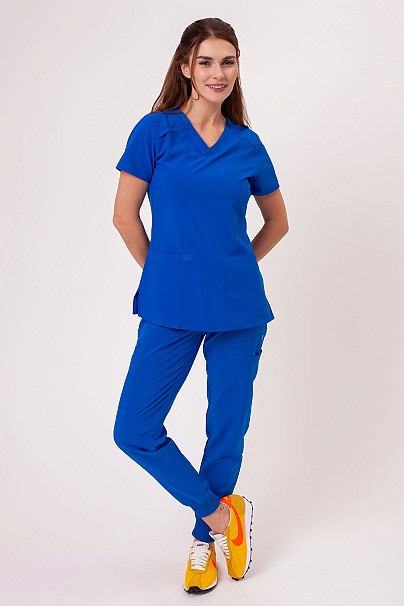 Women's Dickies EDS Essentials Jogger scrubs set royal blue