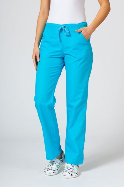 Women's Maevn Red Panda scrubs set turquoise-6