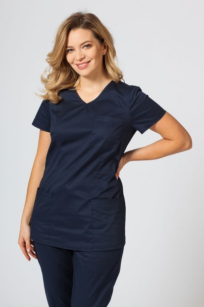 Women's Sunrise Uniforms Active II scrubs set (Fit top, Loose trousers) true navy-2
