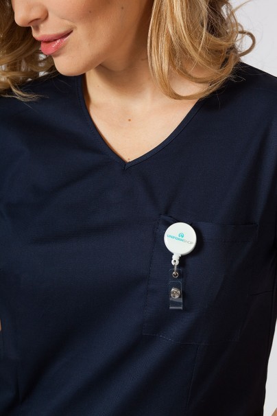 Women’s Sunrise Uniforms Active Fit scrub top navy-4