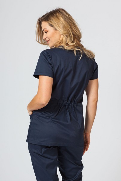 Women’s Sunrise Uniforms Active Fit scrub top navy-2