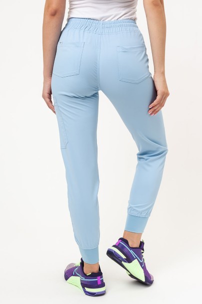 Women's Uniforms World 109PSX Ava jogger scrub trousers ciel blue-3