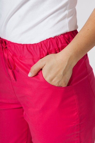 Women's Sunrise Uniforms Active Loose scrub trousers raspberry-4