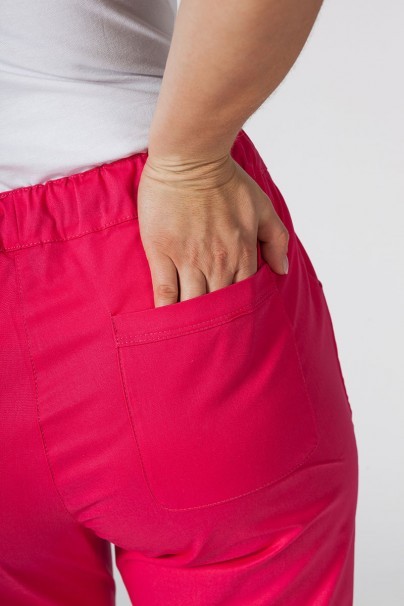 Women's Sunrise Uniforms Active Loose scrub trousers raspberry-5