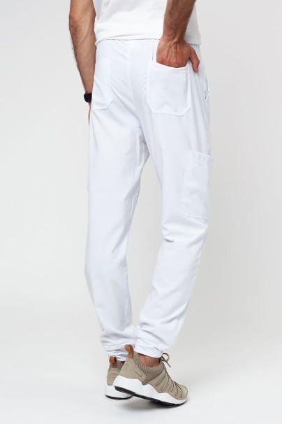 Men's Maevn Momentum Fly Cargo jogger scrub trousers white-2