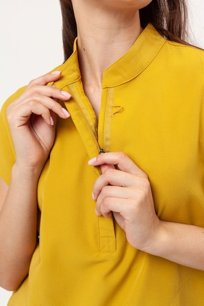 Women's Uniforms World 518GTK™ Avant On-Shift scrub top mustard-2