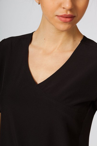 Women’s Maevn Matrix Impulse Asymmetric scrub top black-4