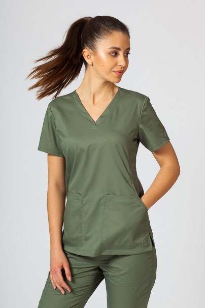 Women's Maevn EON Sport Sporty & Comfy scrubs set olive-4