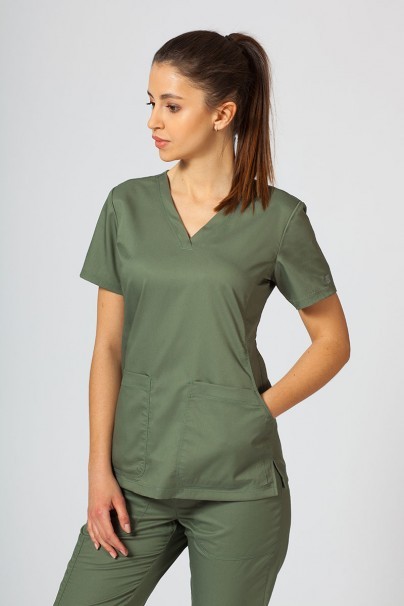 Women’s Maevn Maevn EON Sporty & Comfy scrub top olive-3