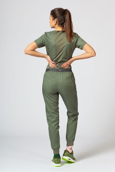 Women's Maevn EON Sporty & Comfy jogger scrub trousers olive-5