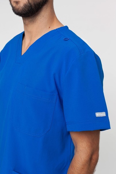 Men's Maevn Momentum V-neck scrub top royal blue-2