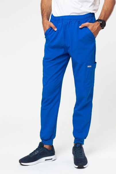 Men's Maevn Momentum jogger scrubs set royal blue-7
