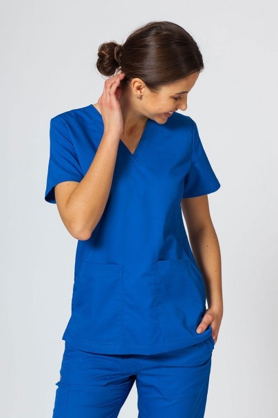 Women's Maevn EON Sport Sporty & Comfy scrubs set royal blue-2