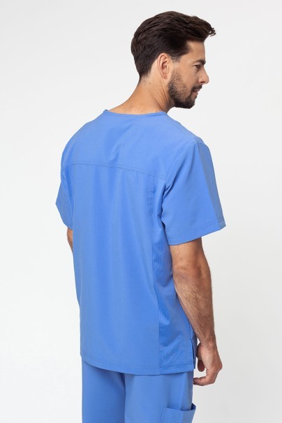 Men's Maevn Momentum V-neck scrub top ceil blue-2