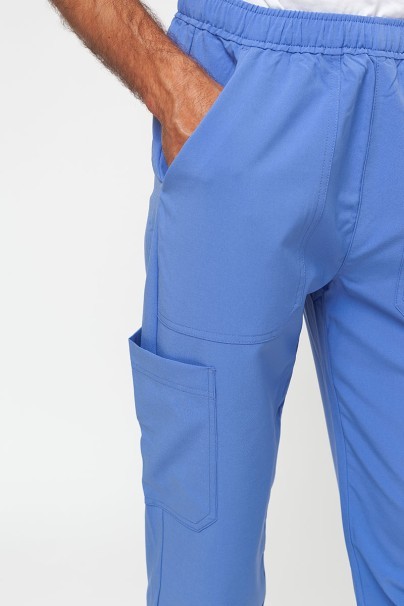 Men's Maevn Momentum Fly Cargo jogger scrub trousers ceil blue-4