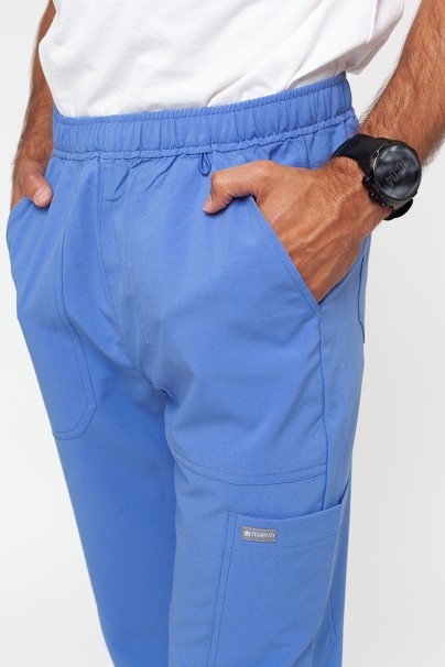 Men's Maevn Momentum Fly Cargo jogger scrub trousers ceil blue-3
