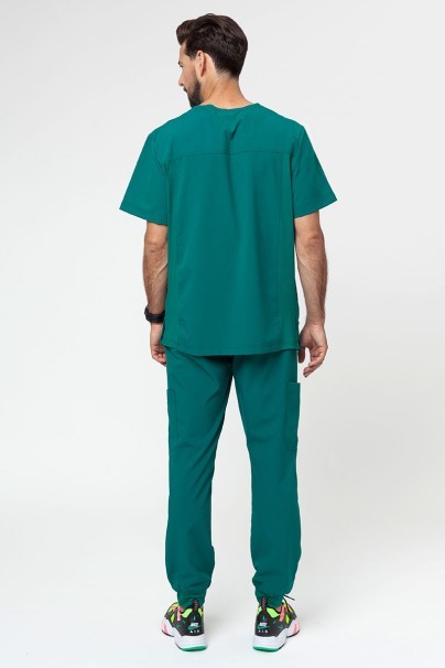 Men's Maevn Momentum V-neck scrub top green-6