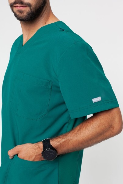 Men's Maevn Momentum V-neck scrub top green-2