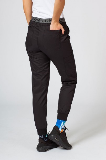 Women's Maevn EON Sporty & Comfy jogger scrub trousers black-2