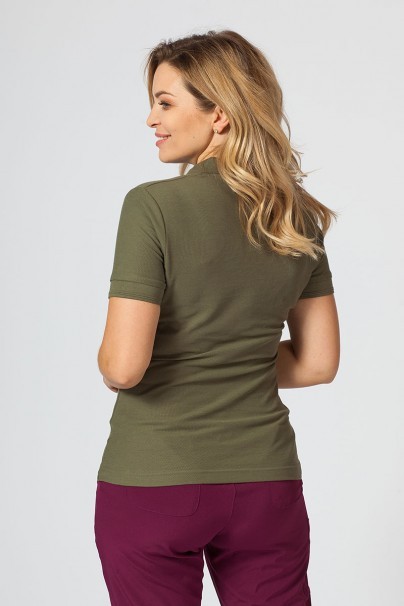 Women’s Malfini Pique polo shirt khaki-2