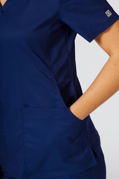 Women’s Maevn Maevn EON Sporty & Comfy scrub top navy-5
