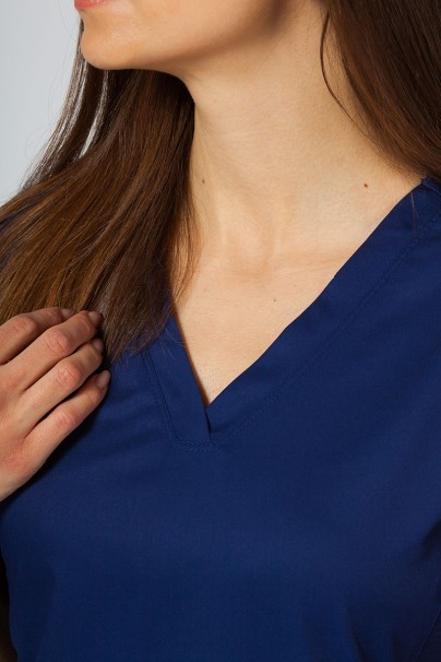 Women’s Maevn Maevn EON Sporty & Comfy scrub top navy-4